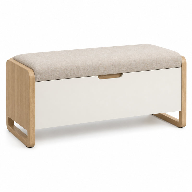 U-Frame Upholstered Storage Bench