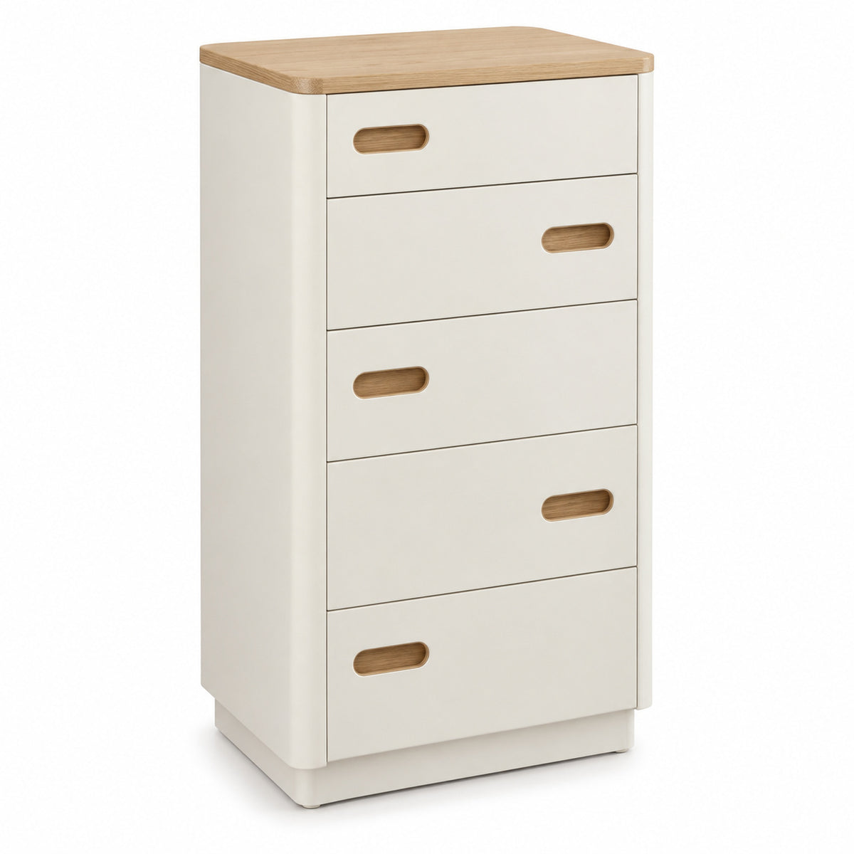 Slim Five-Drawer Storage Tower