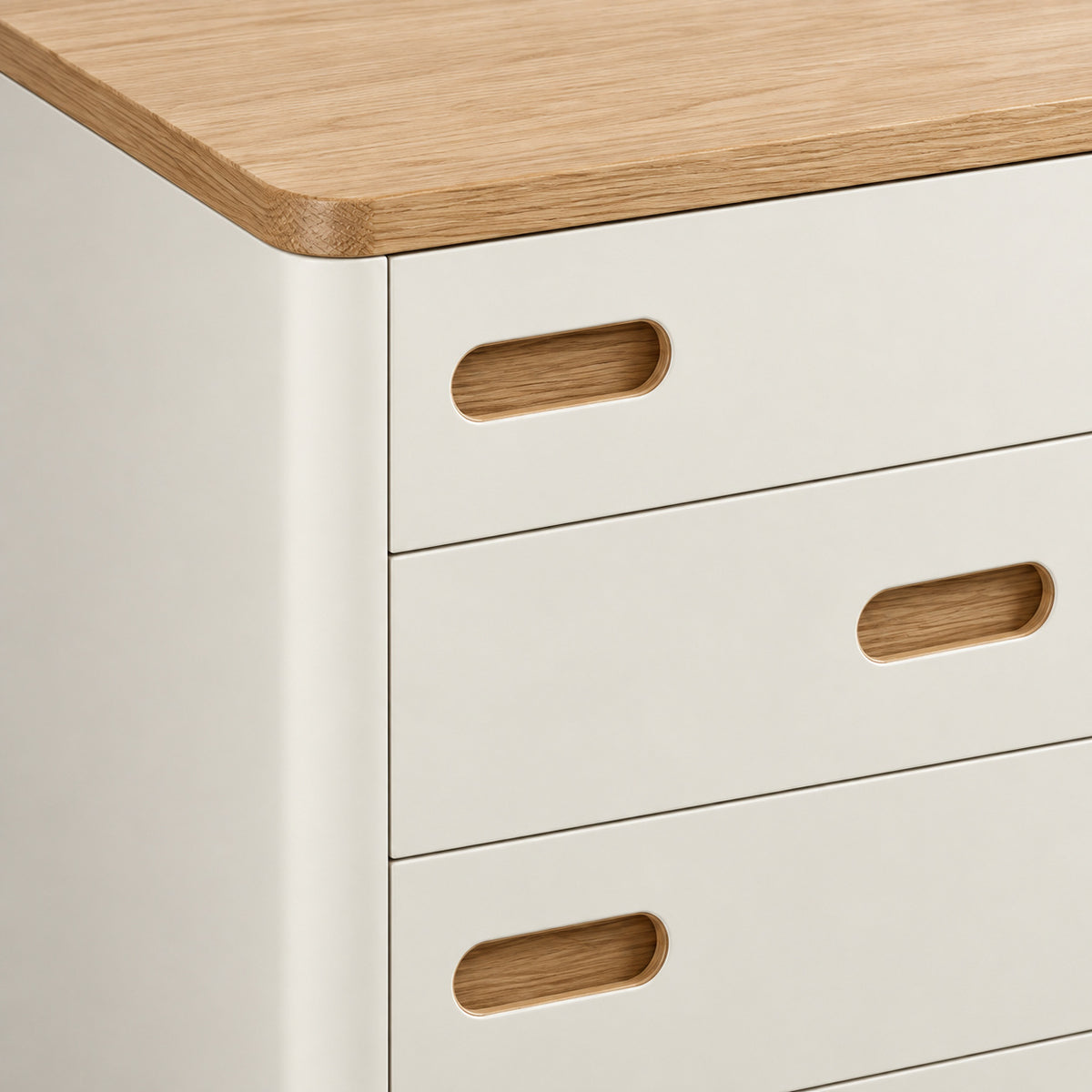 Slim Five-Drawer Storage Tower